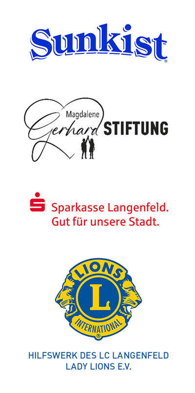Logos der Sponsoren des Zirkusprojektes